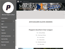 Tablet Screenshot of mankatopeppers.com